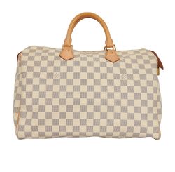 Speedy 35, Canvas, Damier Azur, DU1100, DB/L, 3*